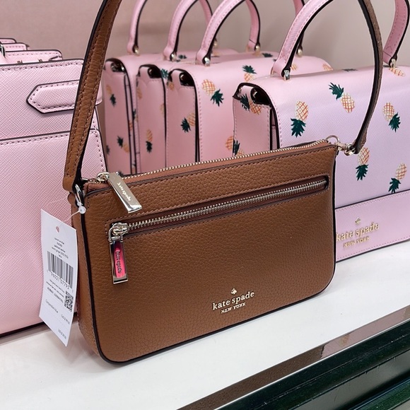 Kate Spade Leila Pebble Leather Convertible Wristlet Wallet Clutch - Picture 2 of 16